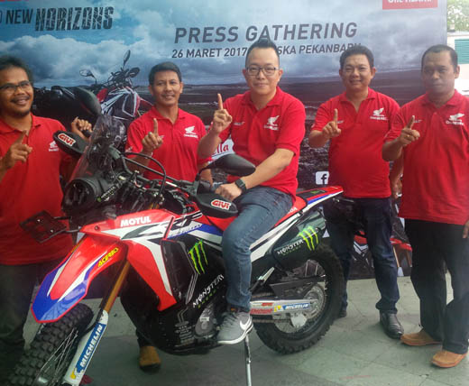 Capella Honda Luncurkan Motor Rally CRF250